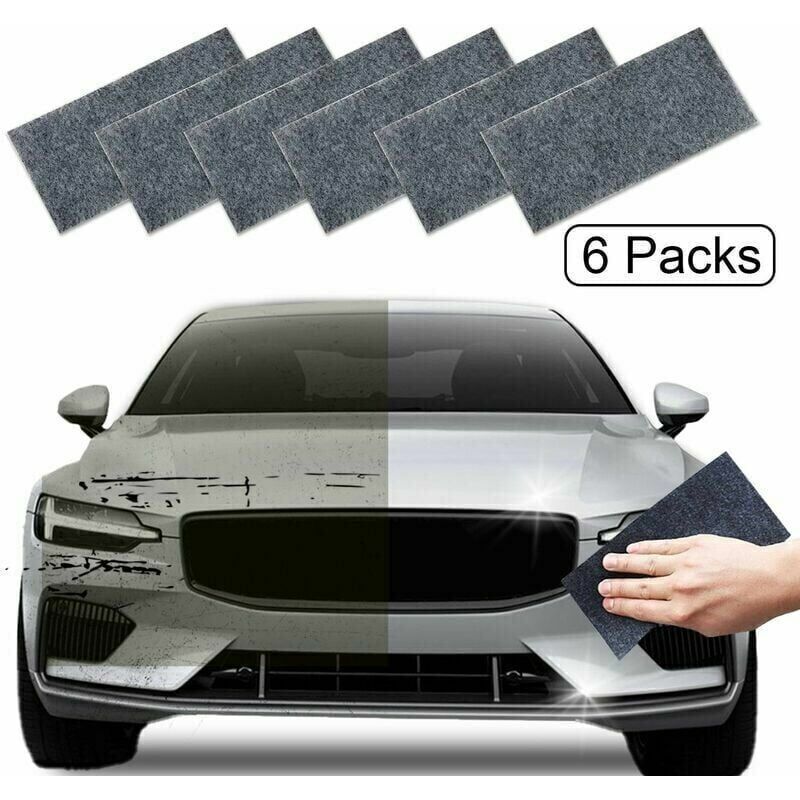 6er-Pack Nano-Glitzer-Reinigungstücher für Autos – Nano-Zaubertücher für Autos (Neuheit)