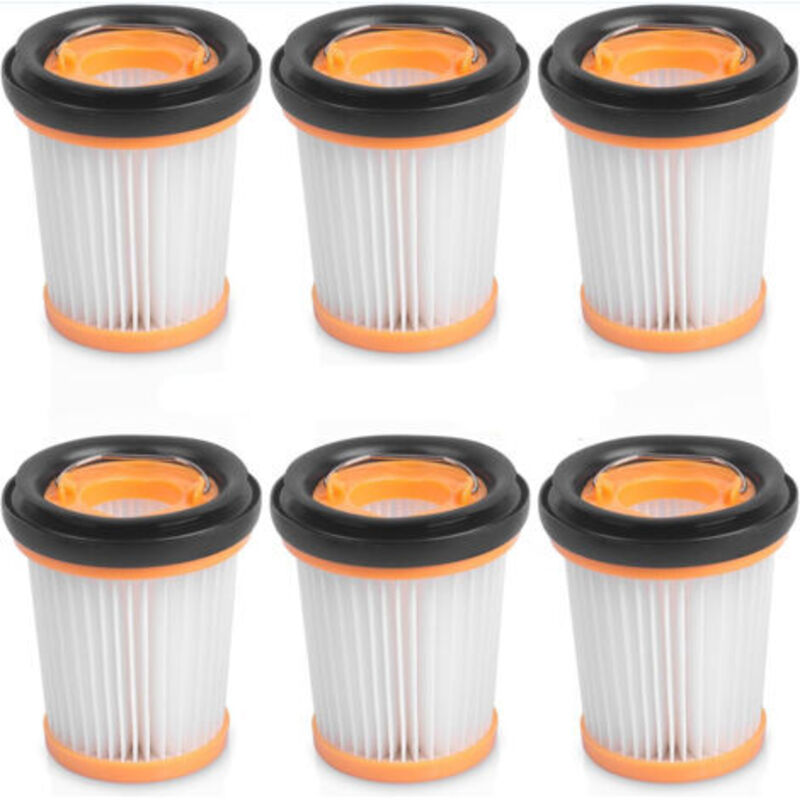 6er-Pack WV220 Waschbare Filter für Shark WandVac WV200 WV201 WV205 Akku-Handstaubsauger, Filter für Shark Handstaubsauger