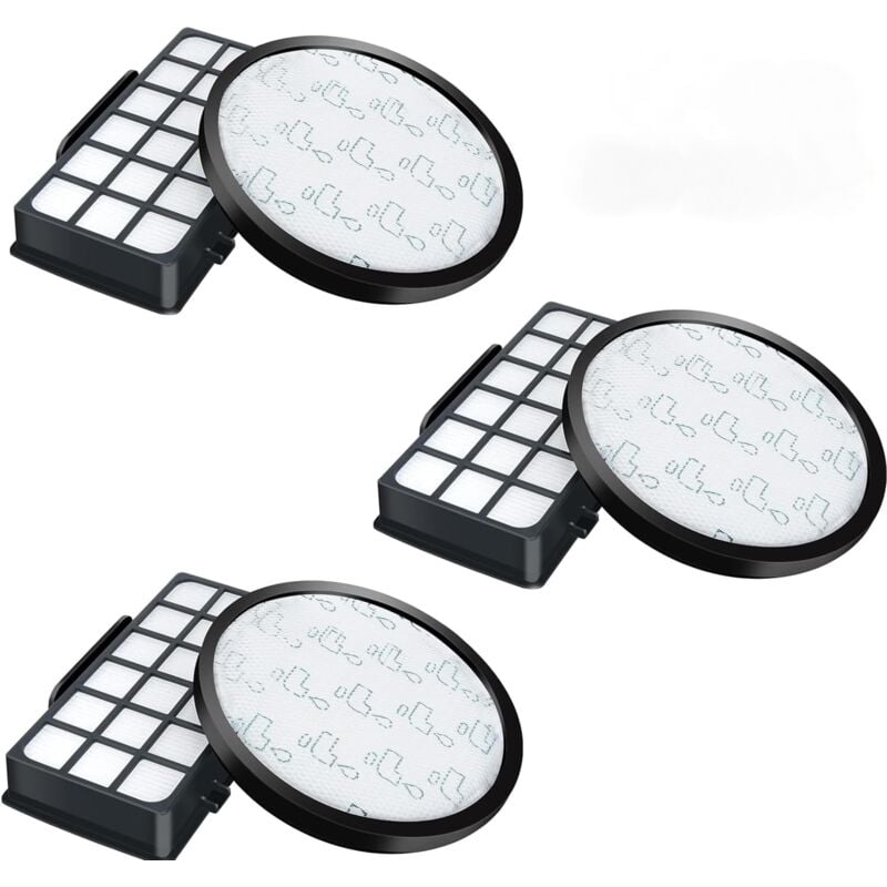 6er-Set HEPA-Filter für Rowenta X-Trem Power Cyclonic RO72xx RO69xx ZR006001 Staubsaugerfilter für Rowenta Silence Force Cyclonic RO72xx RO7212EA