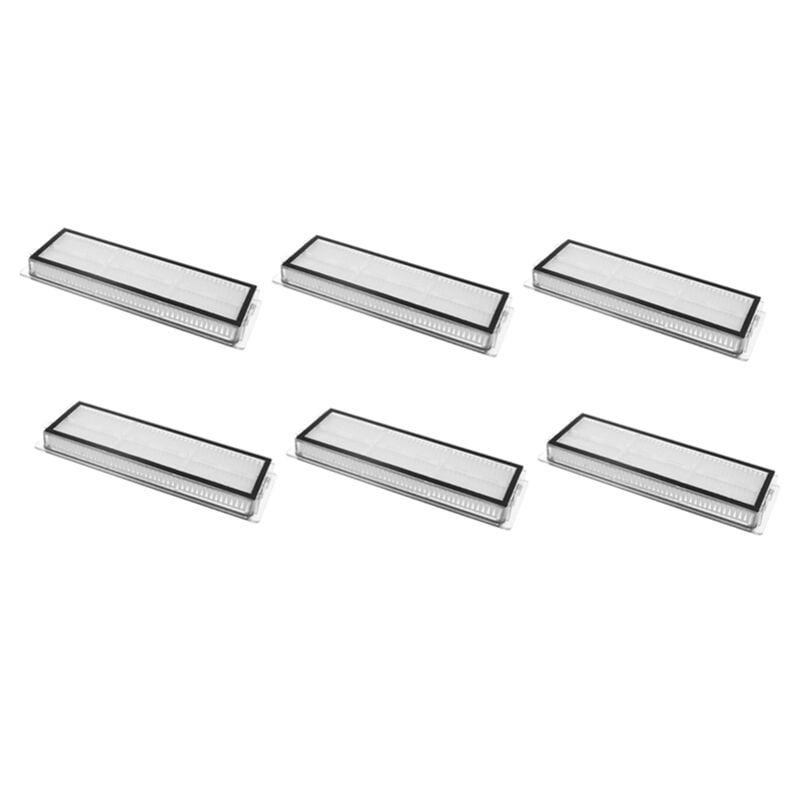 6PCS Waschbar Hepa-Filter für Xiaomi Roboter Vakuum 3S B108CN /2Pro B113CN Roboter Staubsauger Ersatz Teile Filter