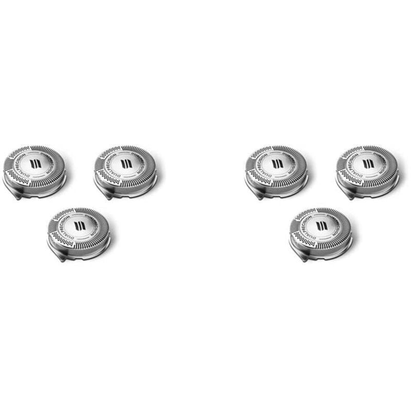 6x HQ8 Klinge für Ersatzköpfe, kompatibel mit Rasierklingen wie PT720, AT880, AT810 usw.