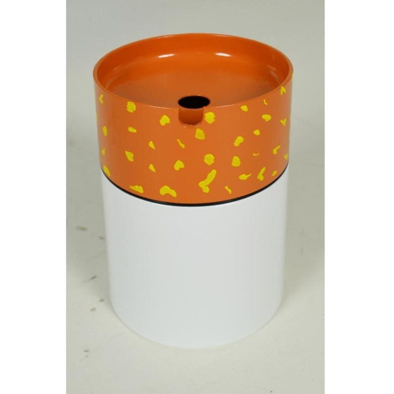 6x Sturm-Aschenbecher Zigarette 7,5x11cm Terrasse Garten Wind Metall