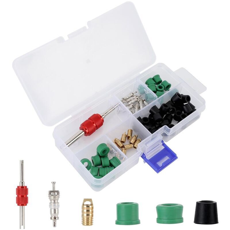 71-teiliges Set mit Rohrdichtungen für Heizungs-, Lüftungs- und Klimaanlagen, Reparaturset für Klimaanlagen, 10-teiliges Reparaturwerkzeug, 50