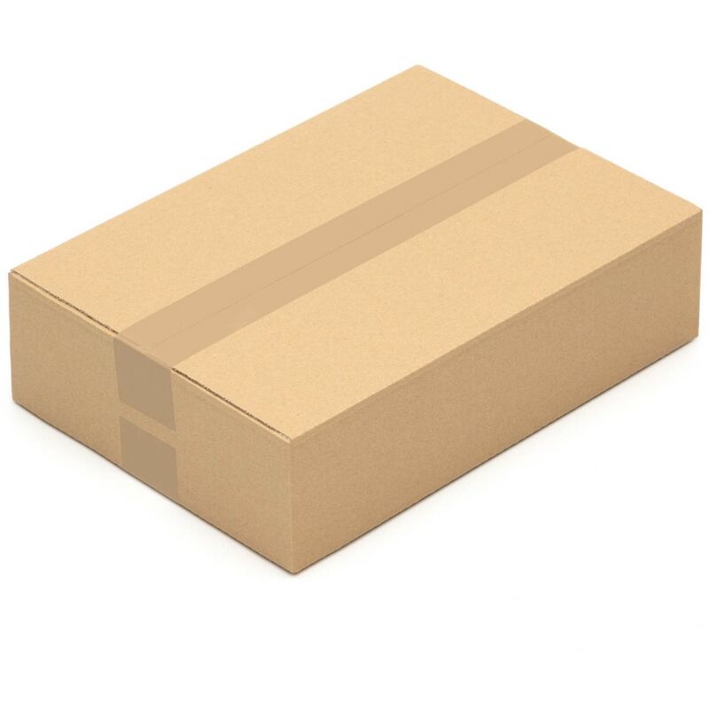 Kk Verpackungen - 75 Faltkartons 350 x 250 x 100 mm Kartons 35 x 25 x 10 cm Versandkartons Wellpappe
