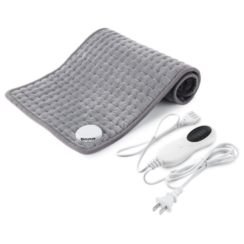 76 x 40 cm großes elektrisches Heizkissen, Heizdecke mit 10 Temperatureinstellungen, Rückenheizgürtel für die Lendenwirbelsäule, schmerzendes
