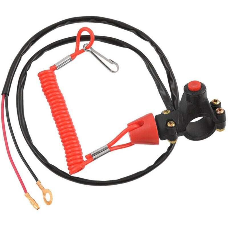 7/8' (22 mm) Lenker-Not-Aus-Schalter mit 2-Draht-Verbindung als Ersatz für 110ccm und 125ccm Taotao Dirt Pit Bikes, ATVs, Quads und Trailbikes.