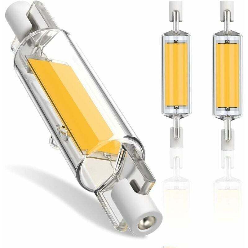 78-mm-R7S-LED-Lampe, dimmbar, 10 W R7S COB-LED-Lampe, 78 mm, hohe Helligkeit, warmweiß 3200 K, 600 lm R7S-LED-Lampe, Fa