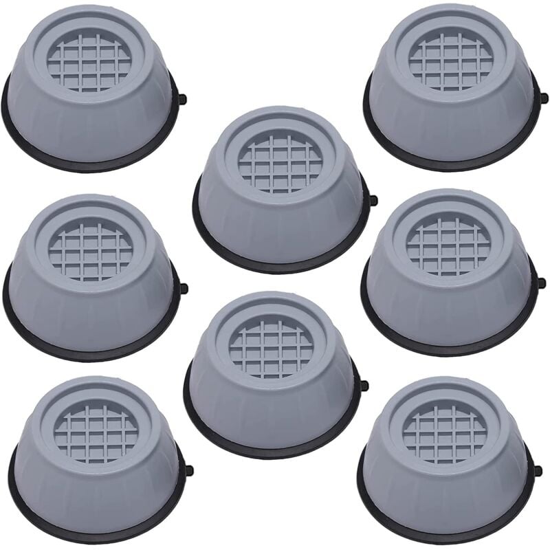 8-teiliges Antivibrationspad, generisches Antivibrationspad für Waschmaschinen, für Waschmaschinen, Kühlschränke und Großgeräte