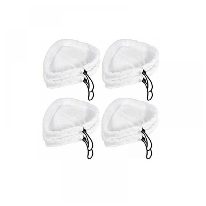 SNQ - 8 stücke) Steam Mop Ersatz Tuch Waschbar Mikrofaser Ersatz Tuch Dreieck Steam Mop Tuch Ersatz Set für Steam Mop