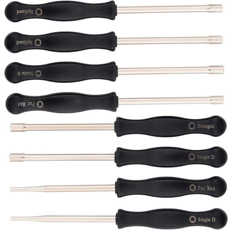8-teiliges Vergaser-Einstellschraubendreher-Set, Vergaser-Tuning-Werkzeug kompatibel mit Poulan, Echo, Husqvarna, Craftsman, Homelite, gängigen