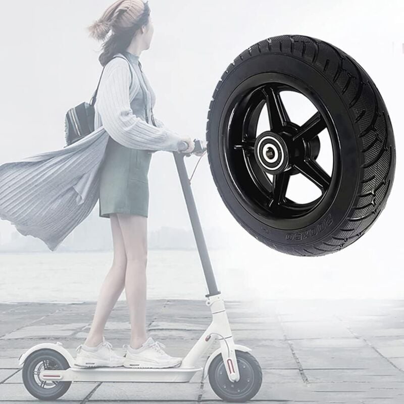 8-Zoll-Radreifen für Elektroroller, 200 x 50, nicht pneumatischer Vollreifen für Elektroroller, rutschfester Ersatzreifen, Rollerreifen,