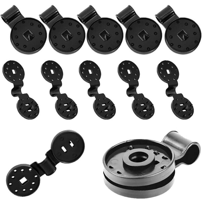 80 Stück Kunststoffclips für Sonnensegel, Kunststoffclips für Sonnensegel, Vogelnetze, Schattierungsnetze, Zubehör für Sonnensegelclips.