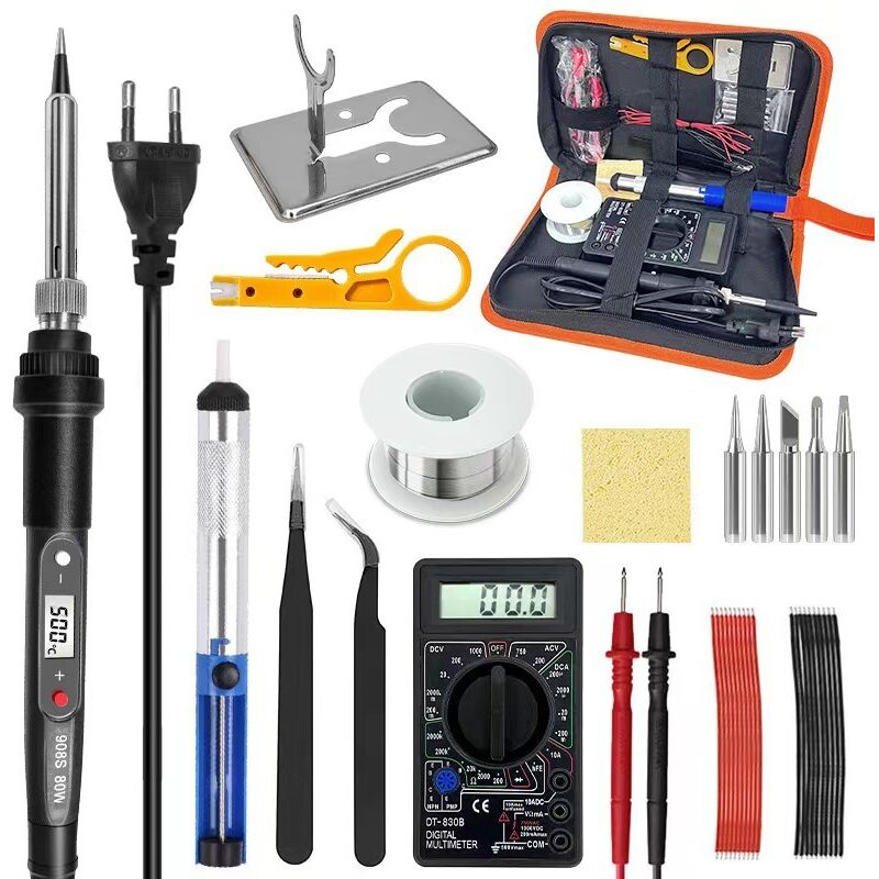 80-W-Schweißgerät-Set, digitales elektronisches Schmuckschweißset, Schweißpistole mit einstellbarer Temperatur, Miniatur-Schweißstift