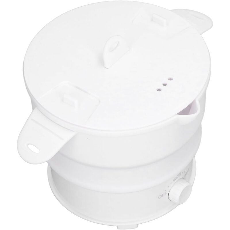 800 w 1,2 l Multifunktions-Elektro-Hotpot, tragbarer Elektro-Reisekocher, faltbarer Mini-Dampfgarer, geeignet zum Kochen von Nudeln, chinesischem Hot