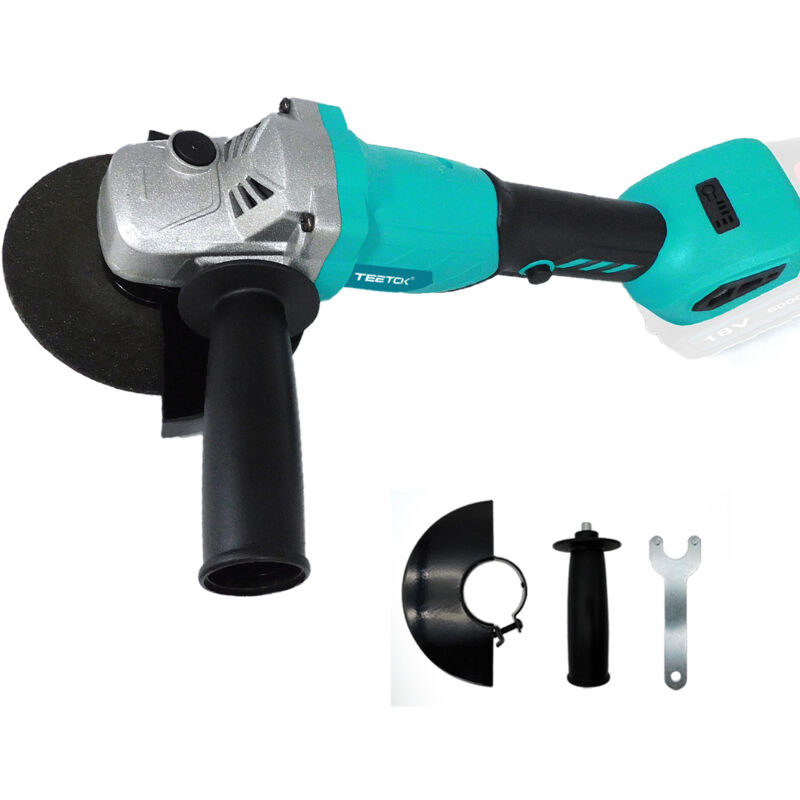 800W Akku Winkelschleifer, Bürstenlos Trennschleifer Scheibe 125mm zum Schneiden und Schleifen (Ohne Akku und Ladegerät),Kompatibel mit Makita-Akku