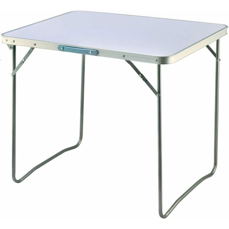 80CM Klappbarer Campingtisch, leichter Aluminium Picknick Tisch Laptop Bett Tisch, tragbarer Lap Schreibtisch