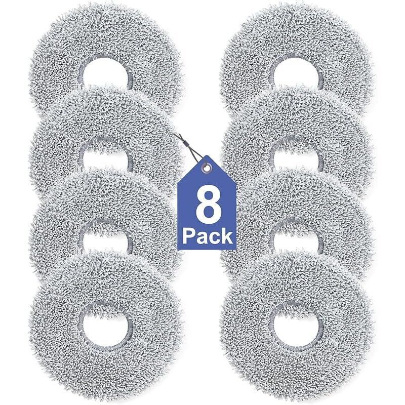 8er-Pack Reinigungstücher für Dreame L10s/L10/L20/X40/L40/X50/L50 Pro Ultra, Xiaomi X20 Pro/Max, Ecovacs Deebot T30 Pro OMNI, T30S Pro A