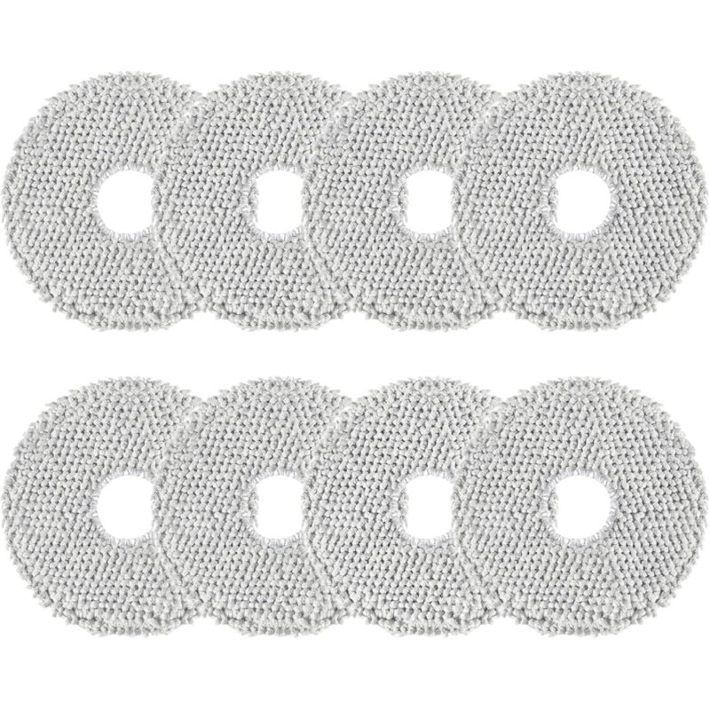 8er-Pack Reinigungstücher für ecovacs deebot X2/T20/T20e/T30 Pro omni, für Xiaomi X20/X10+ Plus für Dreame L10s/L10/L20/X40/L40 Ultra