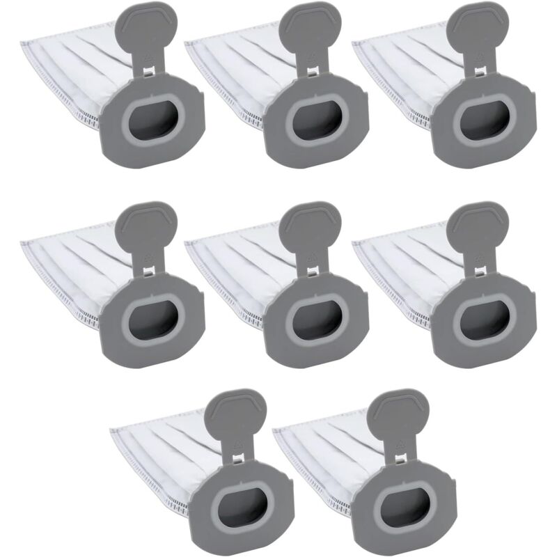 8er-Pack Staubsaugerbeutel für Vorwerk FP7, Staubsaugerbeutel kompatibel mit Vorwerk Folletto VK7 FP7, Premium Filterbeutel, Ersatzbeutel für