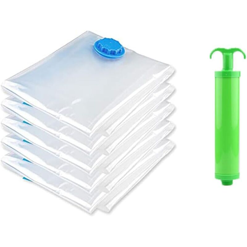 Linghhang - 8er-Pack Vakuum-Aufbewahrungsbeutel, wiederverwendbare Vakuum-Aufbewahrungsbeutel für unterwegs – Kompressionsbeutel für Matratzen,