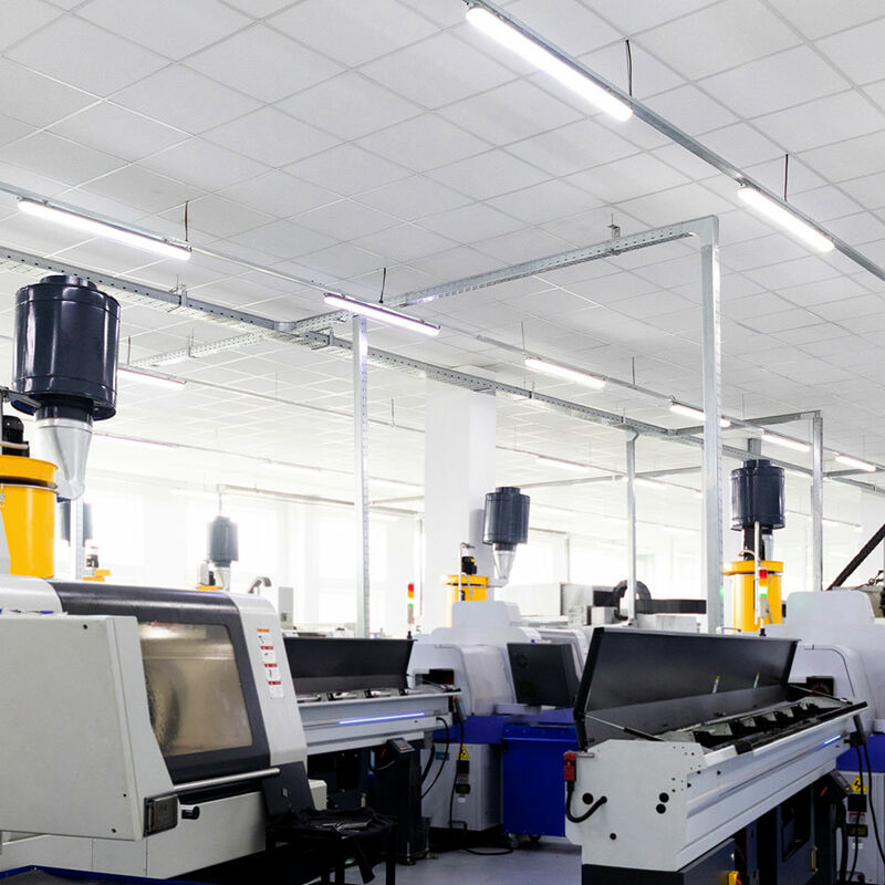 Led Deckenleuchte Wannenleuchte led Garagenlampe led Röhre, Reihenschaltung, strahlwassergeschützt, 1x led 36W 4320 Lumen neutralweiß, Länge 120 cm,