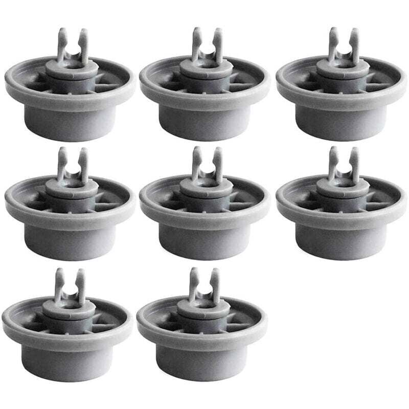 8er-Set Spülmaschinenräder, Universal-Geschirrspüler-Besteckkorb, kompatibel mit Bosch- und Siemens-Geschirrspüler, unterer Korb, Modell 165314