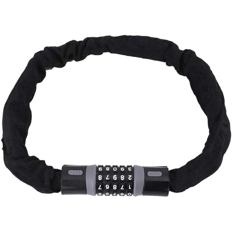 0,9 m Fahrrad-Zahlenschloss, tragbares Kettenschloss für elektrische Mountainbikes, Fahrradzubehör, Fahrradschloss mit Zahlencode.