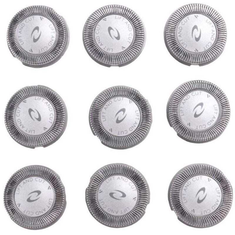 9-teiliger Ersatzscherkopf für Barttrimmer Modelle HQ3, HQ4, HQ55 und HQ56
