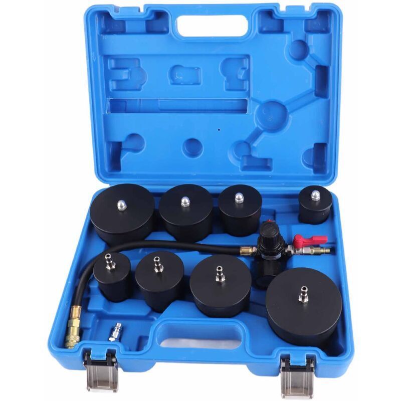 9-teiliger Turbosystem-Dichtheitsprüfer, Turbolader-Luftdruckmesser, Turbosystem-Dichtheitsprüfsatz, Rohrdichtheitsprüfung, Turbotestwerkzeug mumu