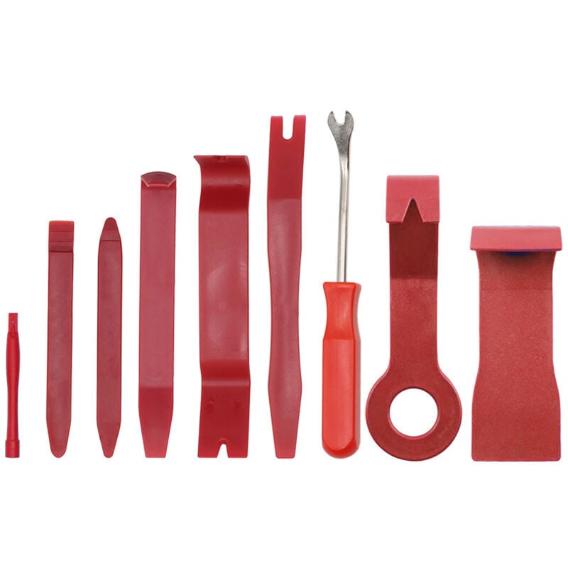 9-teiliges Werkzeugset zum Entfernen von Verkleidungen, Werkzeugset zum Entfernen von Verkleidungen für Autoteile/Radio/Zubehör/Türen/Armaturenbrett,