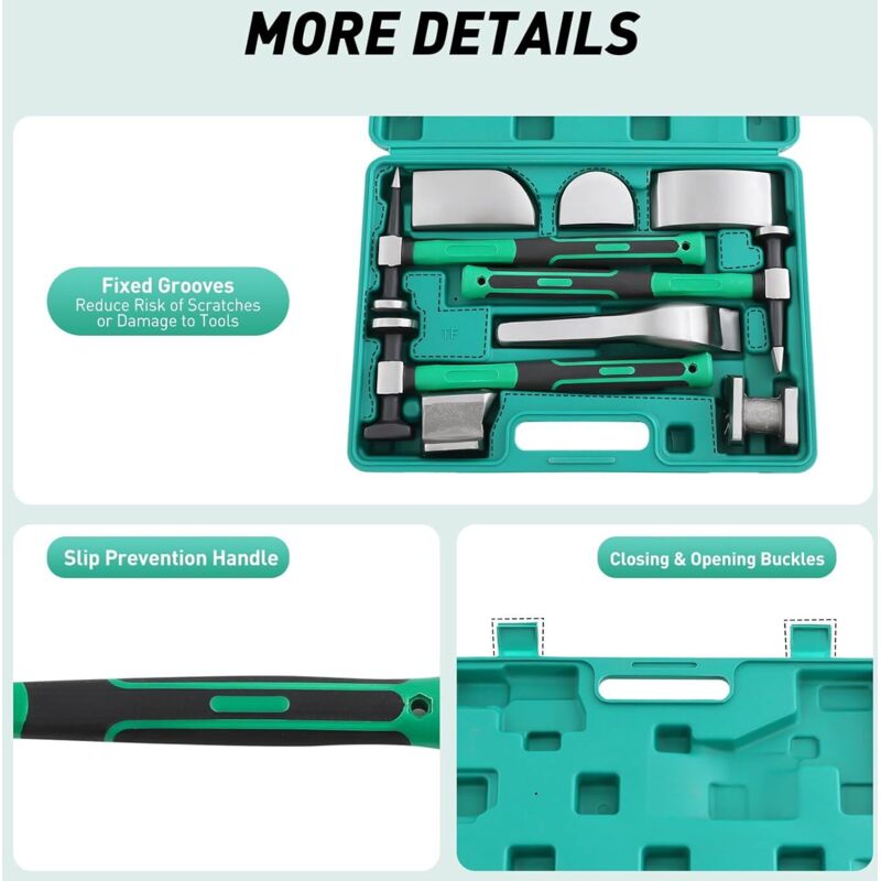 9 Werkzeuge für die Reparatur von Karosserien, Werkzeuge für die Abdeckung von Karosserien aus Stahl, Werkzeuge für die Reparatur von Karosserien,