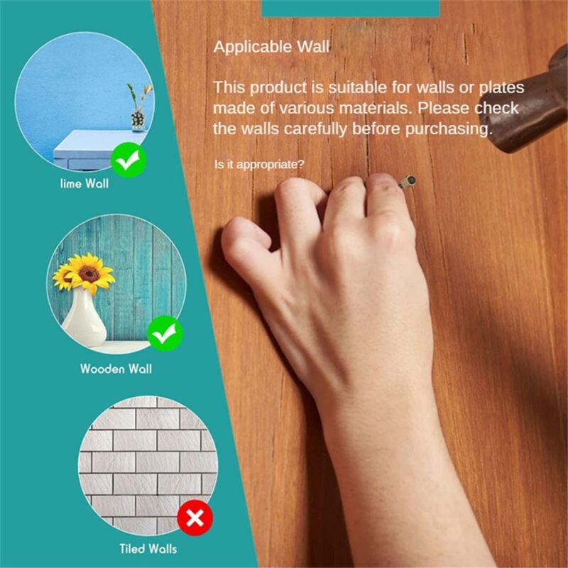 90 StüCk Bilder-HäNgenäGel, 3 GrößEn, Bilder-HäNgenäGel für Wanddekoration, HäNgerahmen-Set, AufhäNger Trockenbau-Nagel