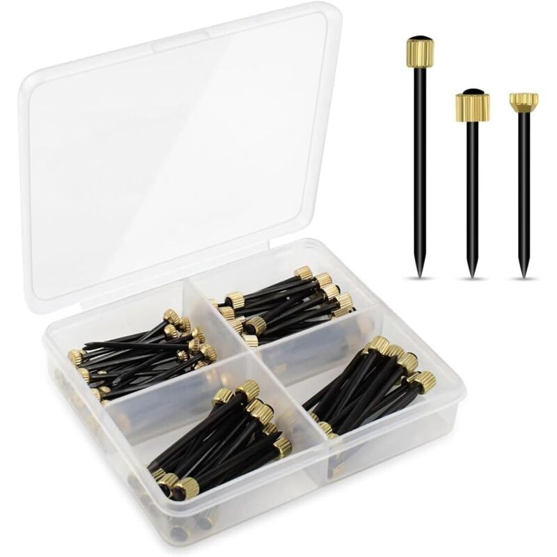 Bluedeer - 90-Stücke Bild Aufhängen Set Nägel Bild Aufhängen 3-Größen Bild Aufhängen Spiegel Wand Aufhängen Material Bild Nägel mit Aufbewahrungsbox