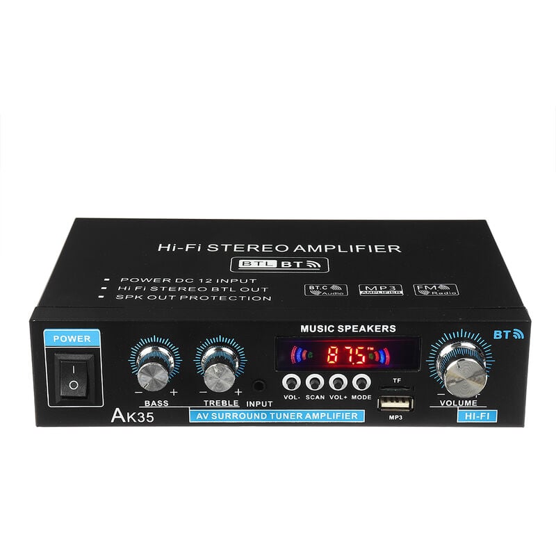 90W 110V-220V 85db Bluetooth HiFi Digital Bluetooth FM Remote Card Play USB-Funktion Nennausgangsleistung für Zuhause Auto Low Distortion Louder