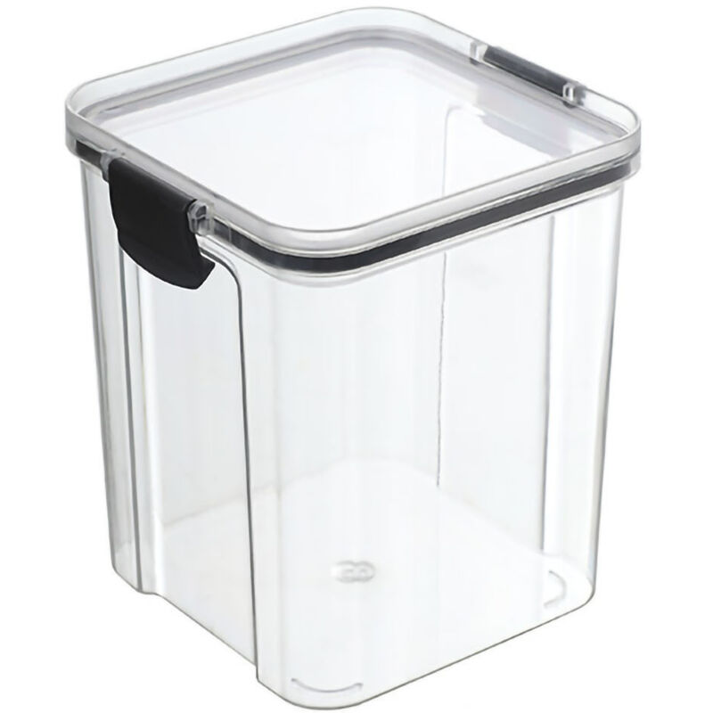 950 ml transparenter Vorratsbehälter aus luftdichtem PET und Silikon für Snacks, Tee, Nüsse und Samen