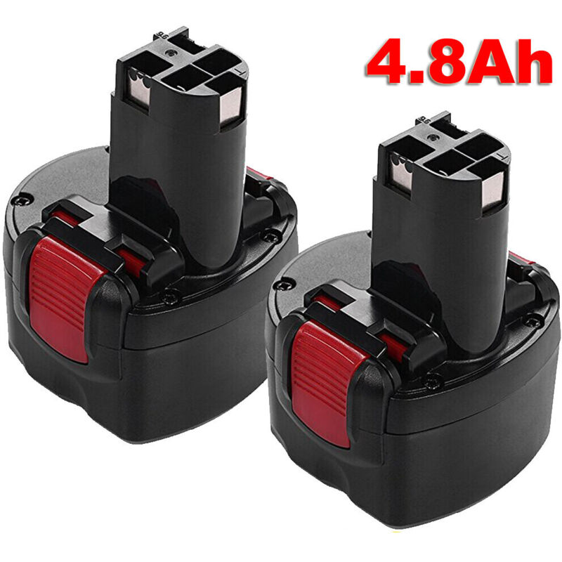 Pdstation - 9,6V 4,8Ah Ni-MH Ersatzbatterie für Bosch psr 960 BAT048 BAT100 BAT119 2607335272 2607335461 gsr 9,6VE-2 psr 9,6VE-2 PSR960 23609 32