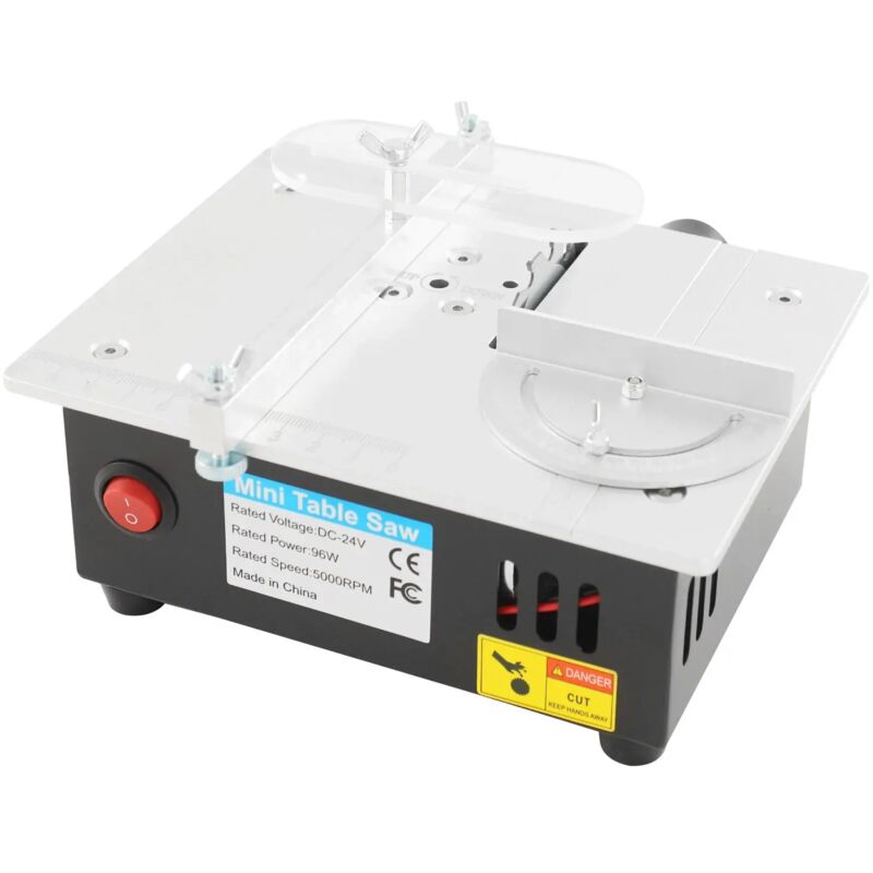 Gojoy - 96W Mini Tischkreissäge Multifunctional Tischsäge Tragbar Holzbearbeitung Sägen Table Saw Schneidemaschine 5000 r/min