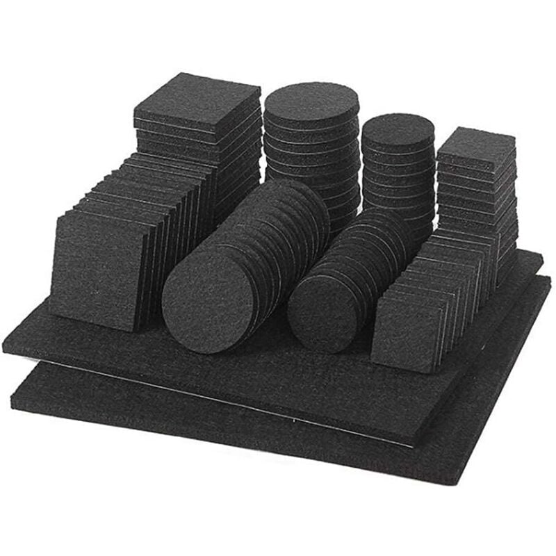 98 Stück Filzgleiter-Möbelgleiter-Möbelgleiter können für Möbel, Tische und Stühle verwendet werden. Besserer Möbel- und Bodenschutz, leise und
