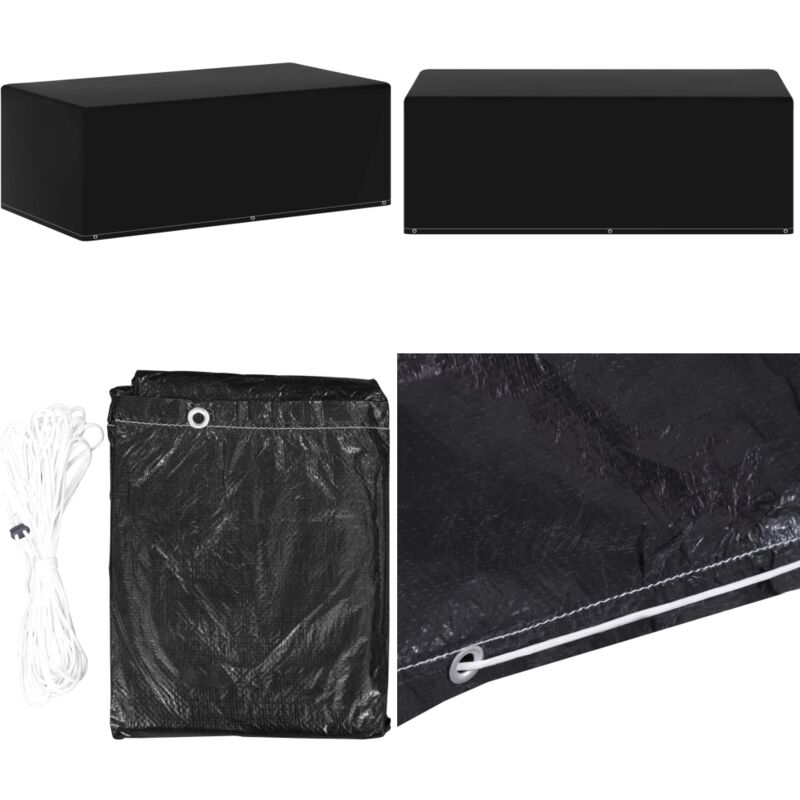 Vidaxl - Abdeckung für Gartenmöbel und Gasgrills 6 Ösen 170x90x60 cm - Gartenmöbelschutzhülle - Rattan Möbel Abdecken - Gartenmöbel Abzudecken