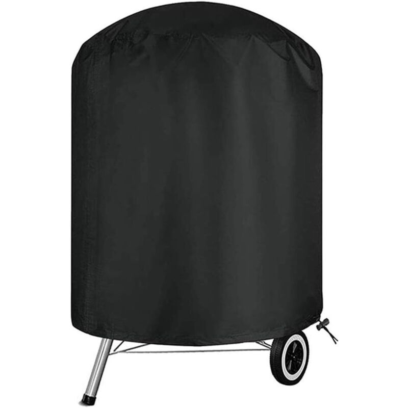 Abdeckungen für Grill, Gartengrill und Mahlzeiten im Freien, Zubehör für Grill und Räucherofen (58 x 78 cm), schwarz
