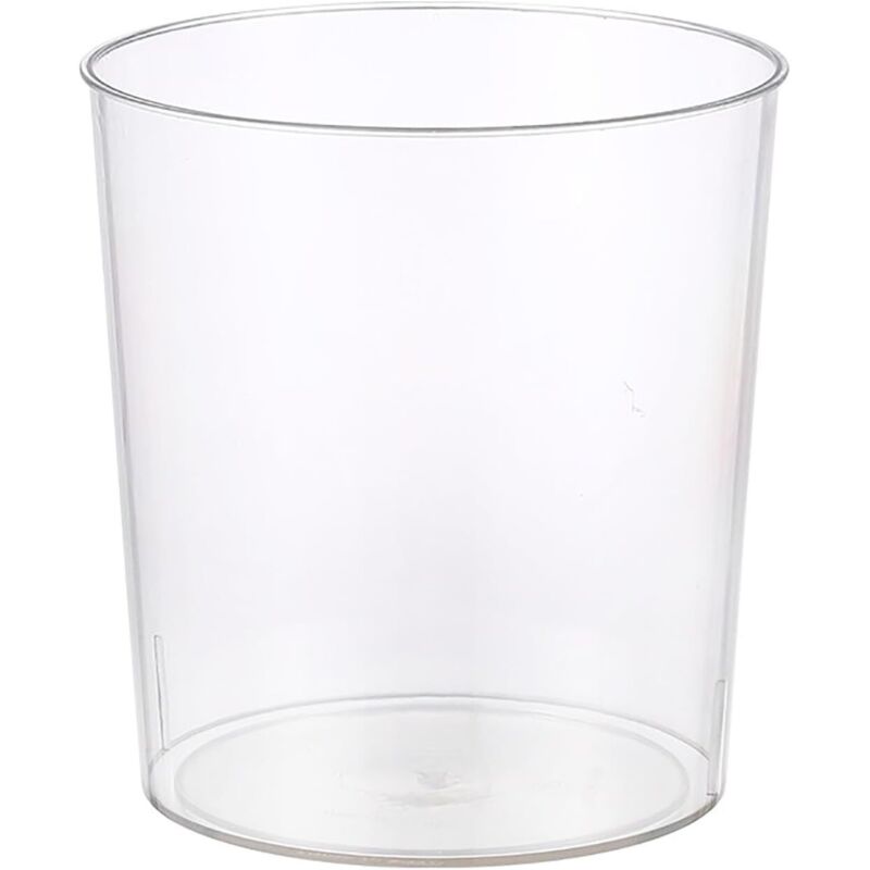 Abfalleimer fürs Badezimmer, kleiner Kunststoffeimer mit großem Fassungsvermögen, rund und transparent, geeignet für Badezimmer, Schlafzimmer, Büro,