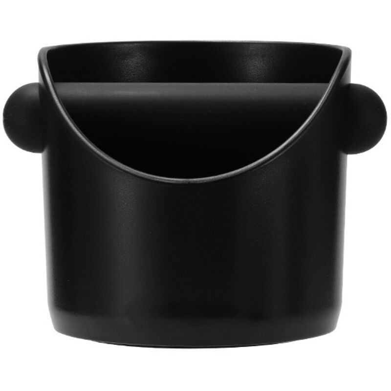 Gabrielle - Abklopfbehälter, schwarz, für Espresso und Kaffee, wiederverwendbar, Abklopfbehälter für Espresso, Kaffeesatzbehälter mit abnehmbarer