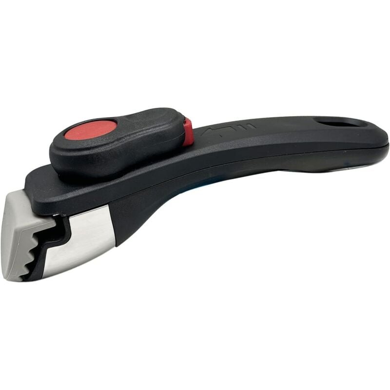 Jalleria - Abnehmbarer Universalgriff für Pfannen und Kochtöpfe, abnehmbare Hülsen – Feststellgriff und gezahnte Öffnung – Tragkraft 10 kg