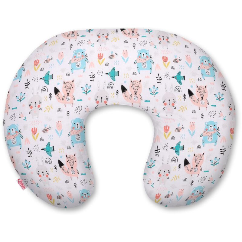 Abnehmbares Sitzsack-Stillkissen – blaue Teddybären