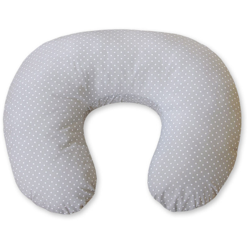 Abnehmbares Stillkissen im Bean Bag-Stillmuster – Punkte auf Grau