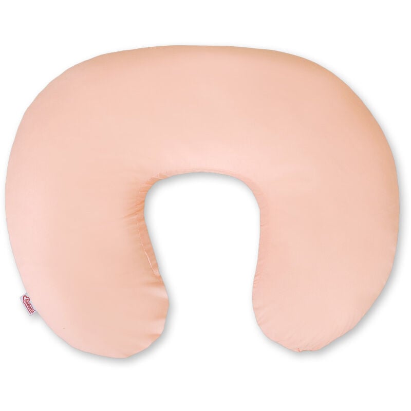 Abnehmbares Stillkissen in Bohnenform - Puderrosa