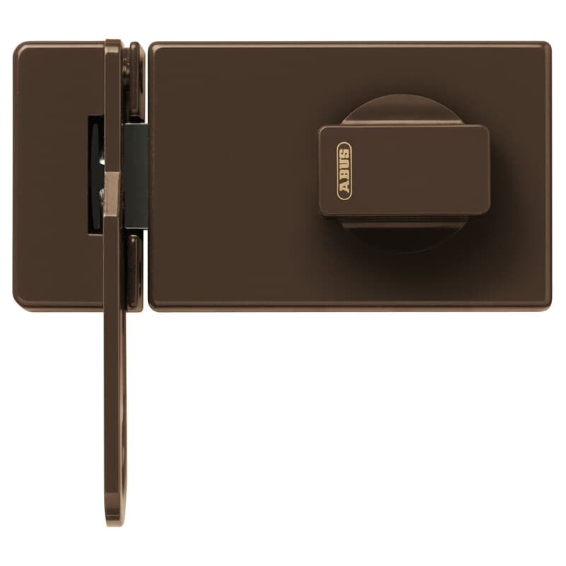 Tür Zusatzschloss 4030 verschiedene Ausführungen, Zylinder: ohne Zylinder, Farbe: braun - Abus