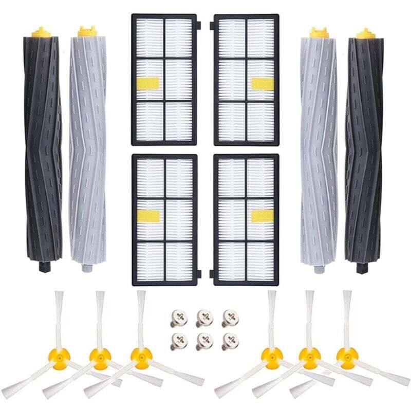Accessoires pour rechange iRobot Roomba 800 900 Remplaçant kit d'accessoires pour iRobot Roomba série 800 850 851 860 865 866 870 871 876 880 885 886