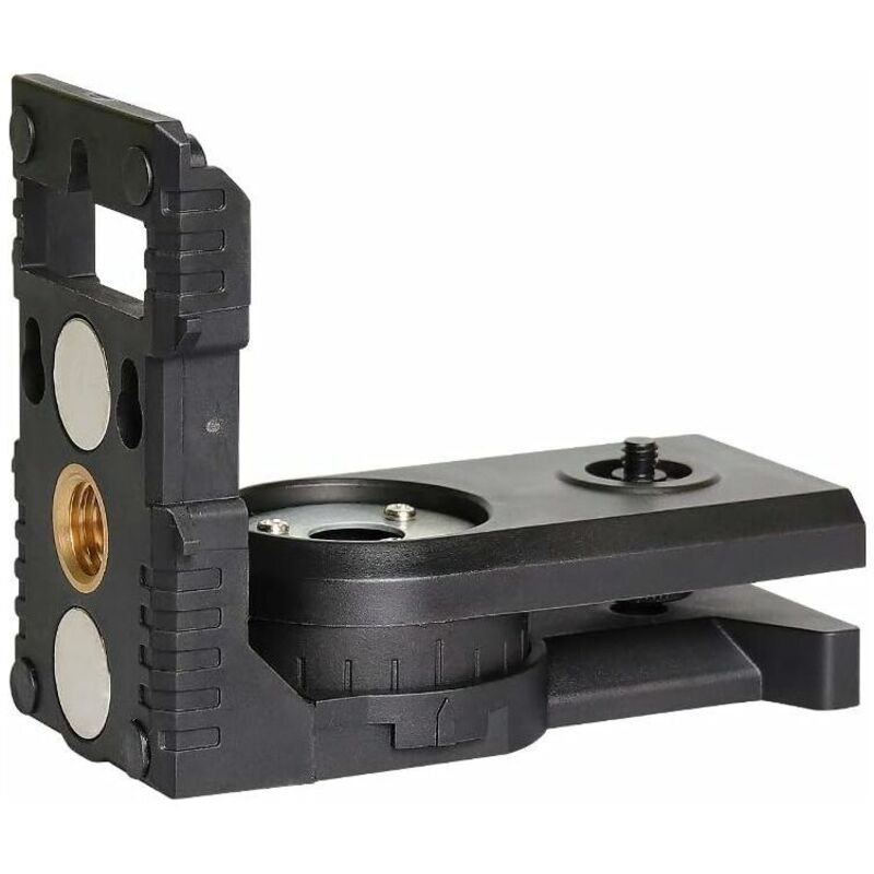 Adaptateur pour Niveau Laser, Base Pivotante Magnétique Multifonction, Support Réglable à 180°, Laser Level Adapter avec Fileté Mâle de 1/4'-20,