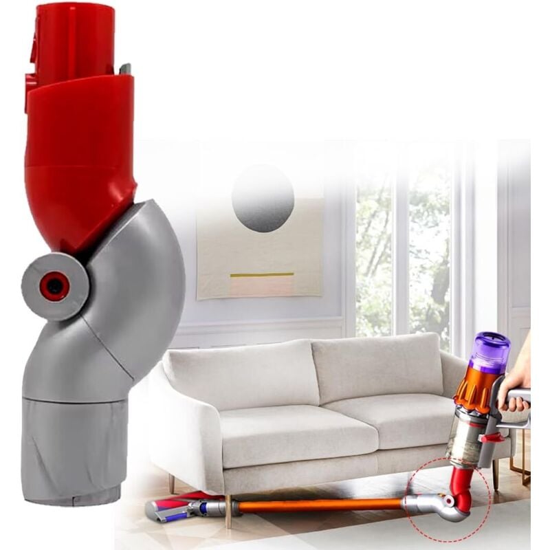 Adapter für Dyson V12 Slim Staubsauger, Klappadapter für Dyson V10 Slim Staubsauger, Schnellverschluss-Bodenadapter für Dyson V12/V10 Slim/Digital